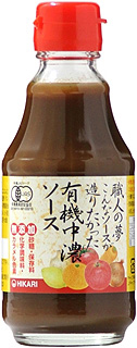 35219 ヒカリ 職人の夢 有機 中濃ソース 200ml