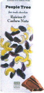 35741(翌々週)PeopleTree F・Tチョコレート レーズン&カシューナッツ 50g