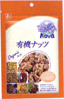 38674 ノヴァ 有機ナッツ・ウォールナッツ(くるみ) 80g