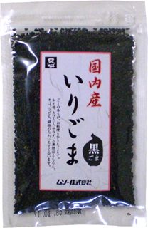 38921 ムソー 国内産 いりごま・黒 35g