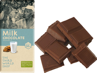 45411(翌々週)第三世界 PA 有機 ミルク チョコレート 80g