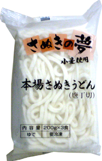 45725 七星 冷凍・さぬきうどん(包丁切)200g×3 1袋