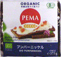 53571 オーサワ PEMAペーマ 有機全粒ライ麦パン(プンパーニッケル) 375g