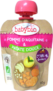 55143(翌々週)ミトク ベビースムージー アップル・スイートポテト 90g