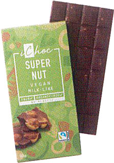 55712 アイチョコ オーガニックチョコレート スーパーナッツ 80g