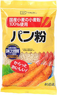 5663(翌々週)創健 国内産小麦粉100%使用 パン粉 150g