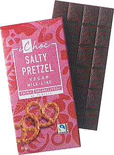 60300 アイチョコ オーガニックチョコレート ソルティプレッツェル 80g