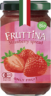 61510 ミトク フルッティーナ 有機ストロベリースプレッド 220g