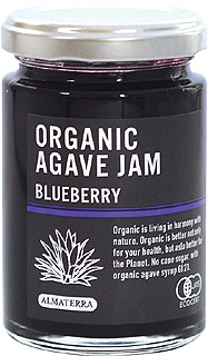61512 アルマテラ オーガニック アガベジャム ブルーベリー 140g