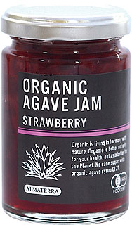 61513 アルマテラ オーガニック アガベジャム ストロベリー 140g