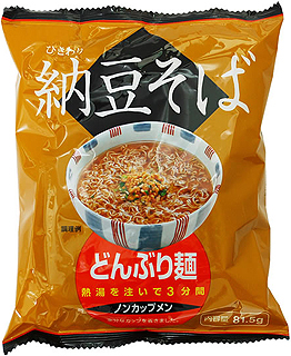 28465 トーエー どんぶり麺 納豆そば 81.5g×4個 1組
