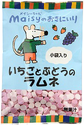 29274 創健 メイシー　いちごとぶどうのラムネ 80g