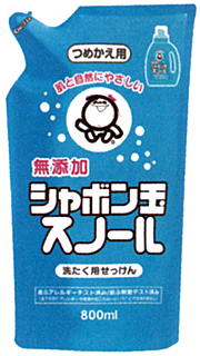 44634 シャボン玉 スノール液体（詰替） 800ml