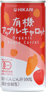 46028 ヒカリ 有機アップルキャロット　190g×6 1組