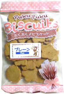 5252 プクプク 手づくりビスケット　プレーン 70g