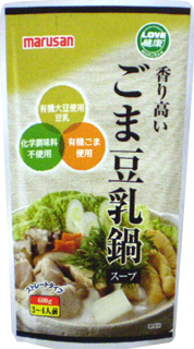 56871 マルサン 香り高いごま豆乳鍋（ストレートタイプ） 600g