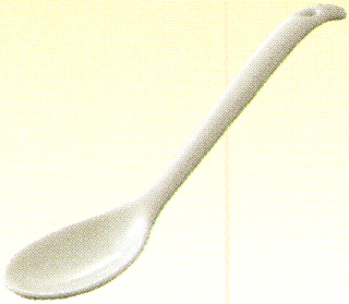 6804（翌々週）森修焼 633　スプーン　大 1個