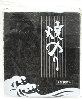 9036 岩崎食品 徳用焼のり(上)　全形 10枚