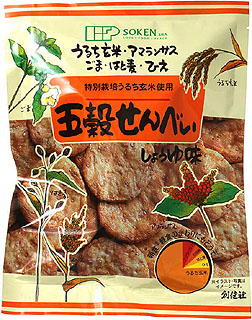 1657（翌々週）創健 五穀せんべい　しょうゆ味 90g