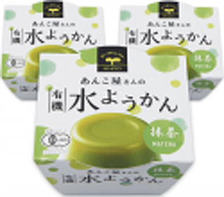 32193 遠藤製餡 有機水ようかん・抹茶 100g×6 1組