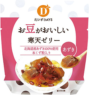 53941 ダイズデイズ お豆がおいしい寒天ゼリー　あずき 110g