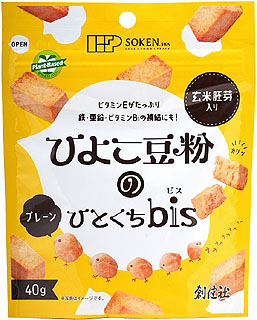 59216（翌々週）創健 ひよこ豆粉のヒトクチBIS（プレーン） 40g