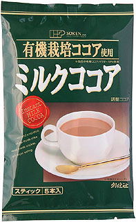 1101（翌々週）創健 有機栽培ココア使用ミルクココア 16g×5 1袋