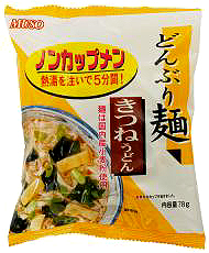 34408 トーエー どんぶり麺　きつねうどん　77.3g×4個 1組