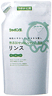 45306 シャボン玉 無添加 せっけんシャンプー専用リンス 詰替用 420ml