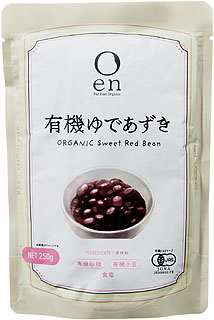 4674 遠藤製餡 新・有機 ゆであずき 250g