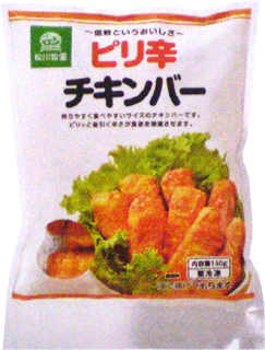 47088（翌々週）秋川牧園 ピリ辛チキンバー 150g