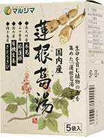 49871 マルシマ 国内産　蓮根葛湯 15g×5