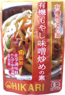 51309 ヒカリ 有機　もやし味噌炒めの素 100g