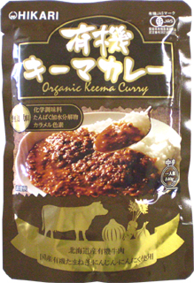 53686 ヒカリ 有機キーマカレー・中辛 140g