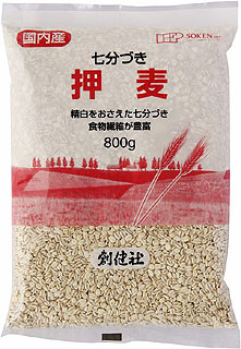 5706（翌々週）創健 押麦（七分づき） 800g