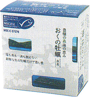 61526 千葉産直 おくの牡蠣・水煮　MSC認証(約7〜9粒) 150g