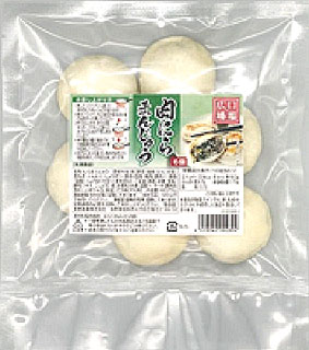 61565 美勢 口福広場　肉にらまんじゅう（6個） 180g