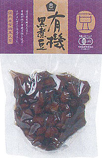 61607 ムソー 有機　黒 煮豆 125g