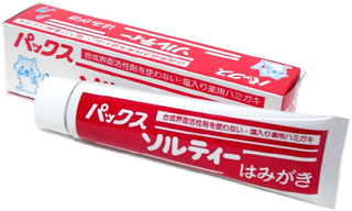 824 パックス ナチュロン　ソルティー石けんはみがき 120g