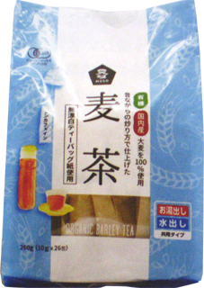 890 ムソー 有機麦茶・ティーバッグ　10g×26 1袋