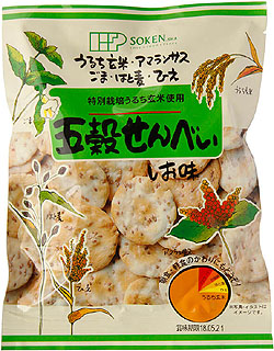 1656（翌々週）創健 五穀せんべい　しお味 90g