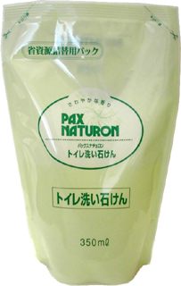 32604 パックス ナチュロン　トイレ洗い石けん（詰替用） 350ml