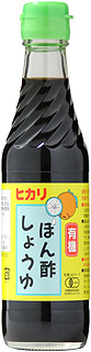 43307 ヒカリ 有機　ぽん酢しょうゆ 250ml
