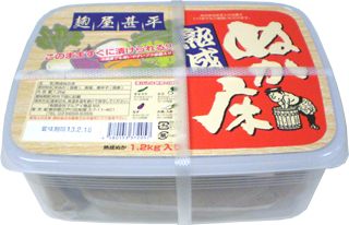 45820 マルアイ 麹屋甚平・熟成ぬか床（容器入） 1.2kg